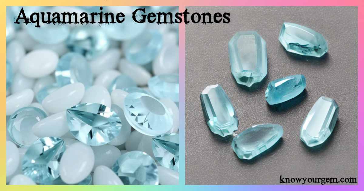 Aquamarine stone: Deeply related to the blue ocean.