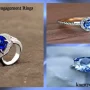 Sapphire Engagement#real Sapphire Jewelry#Sapphire wedding band#dark green sapphire engagement ring#white sapphire engagement rings# lab grown sapphire jewelry#cornflower blue sapphire ring#oval blue sapphire#bezel ring#depression era engagement rings