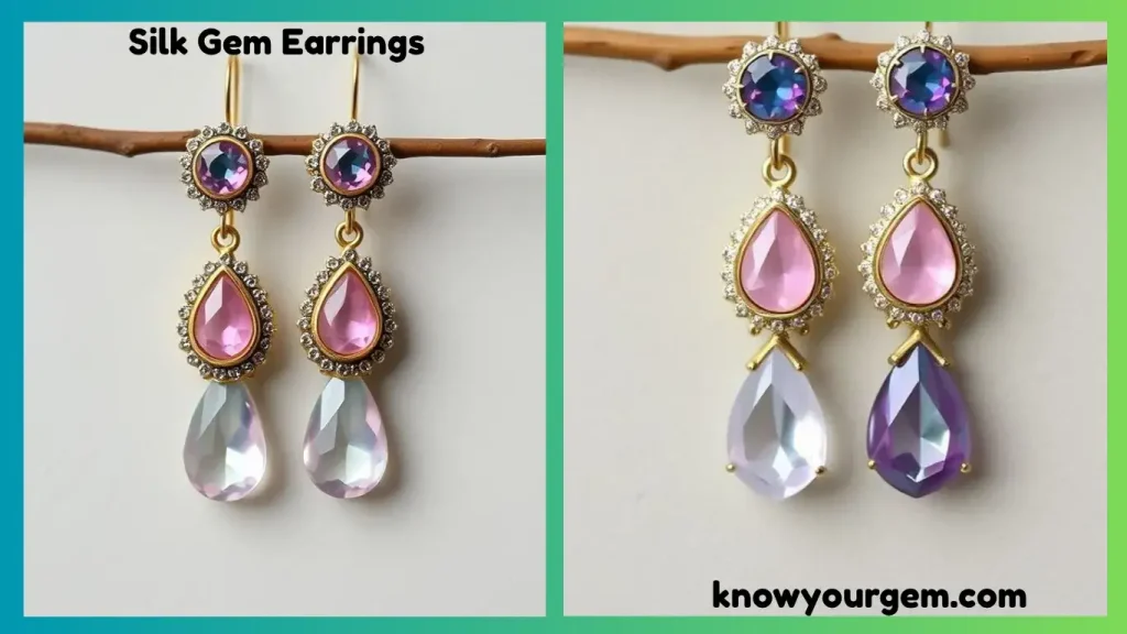 Silk gemstone#Silk in gemstones#Beauty in Quartz crystal rings#Silk Gemstone ring#real crystal necklace pendant