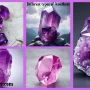 12 different types of Amethyst – Vibrant Purple Gemstones, Premium Crystals, Unique Cuts and Shapes for Rings, Necklaces, Earrings, and Luxury Jewelry Collections