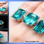 Luxury Paraiba Tourmaline Ring with Neon Blue Glow Rare Brazilian Cuprian Gemstone Jewelry 2025 Collection