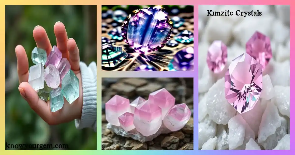 Kunzite Crystal Benefits: Powerful Emotional Healing and Spiritual Growth with Pink to Violet Color Change