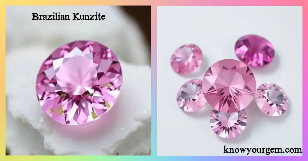 Brazilian Kunzite: Rare, High-Quality Pink to Violet Gemstone Known for Emotional Healing and Spiritual Clarity