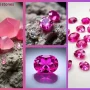 “Vivid pink spinel natural stone in radiant neon hues, showcasing brilliance, clarity, and untreated beauty under soft studio lighting.”
