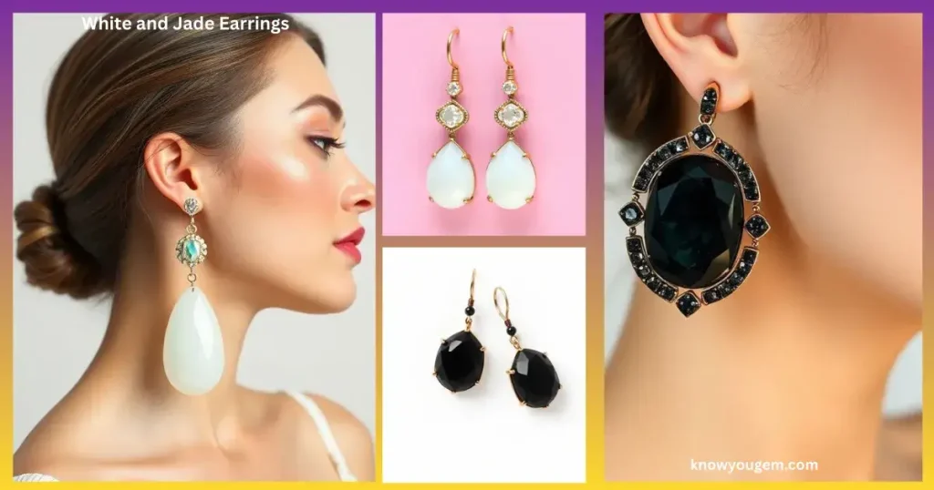 Beautiful jade gemstone earrings highlighting the stone’s calming energy and jade gemstone benefits for balance, peace, and spiritual clarity.