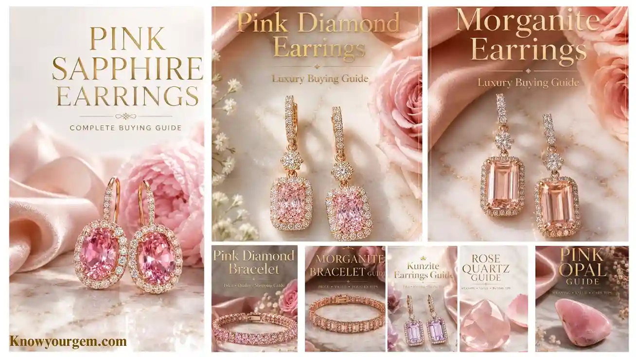 pink sapphire earrings, pink diamond earrings, morganite earrings, pink diamond bracelet, morganite bracelet. kunzite earrings, rose quartz stone, pink opal gem