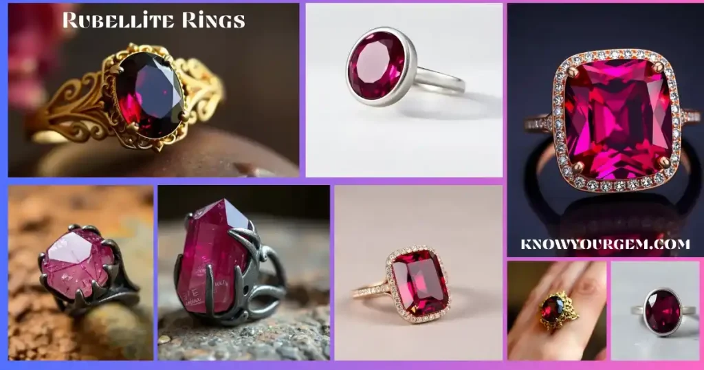 rubellite ring​, red tourmaline rings, rubellite engagement rings, pink-red rings, rubellite vintage rings, rubellite halo ring, rubellite tourmaline ring, rubellite rings 

