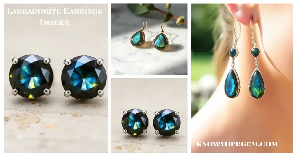 Labradorite earring images, Labradorites earrings, Labradorite studs