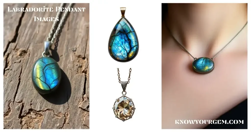 Labradorite pendant images, Labradorite pendants