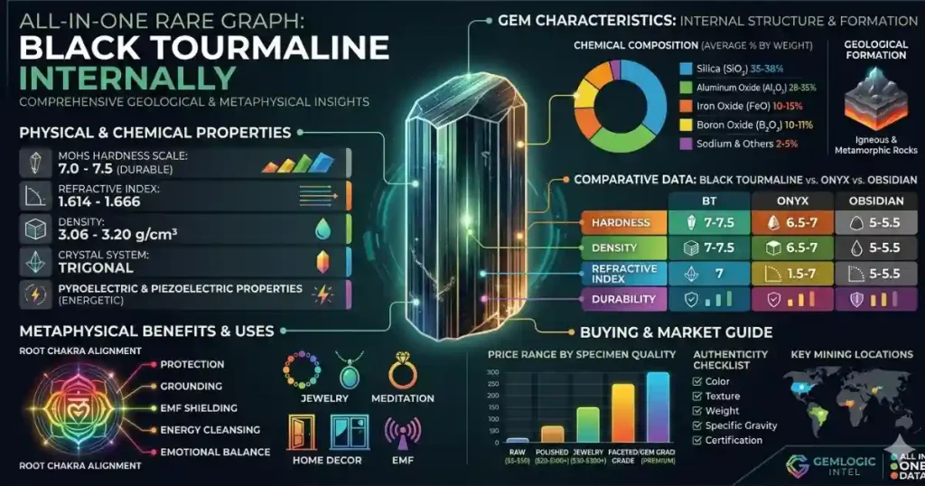 Black tourmaline graph