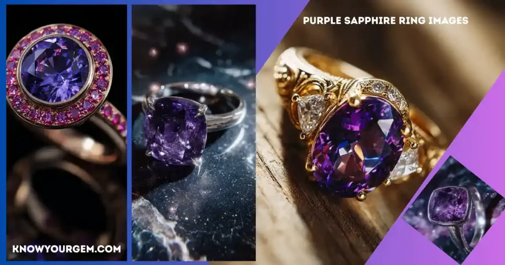 Purple sapphire rings, purple sapphire, sapphire rings, purple stone rings