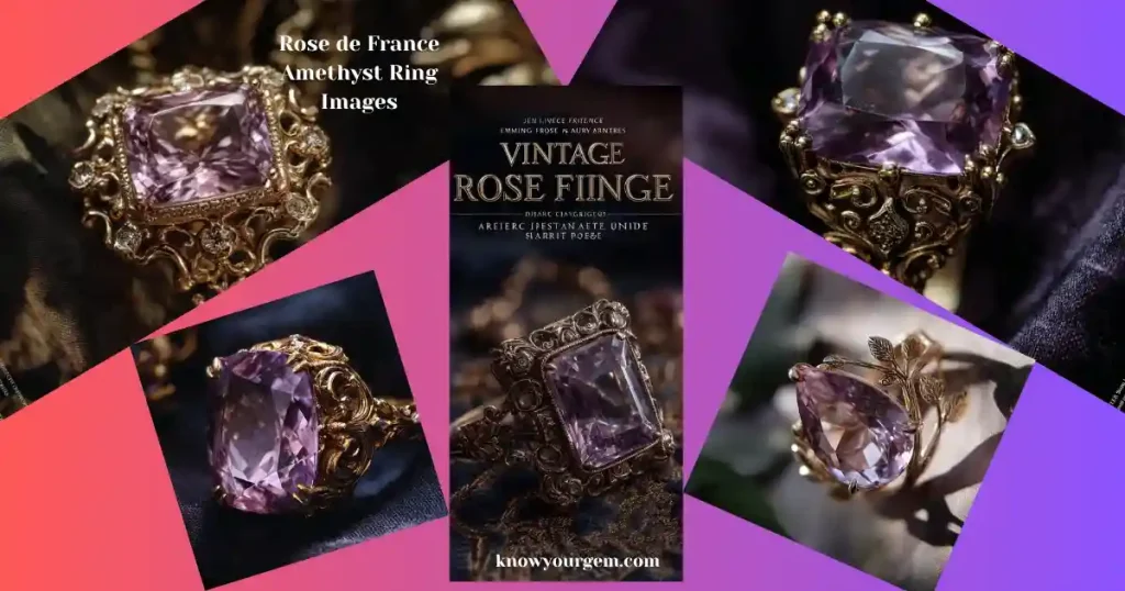 Rose de France Amethyst ring images, Rose de France Amethyst rings, Rose de France Amethyst ring, amethyst rings
