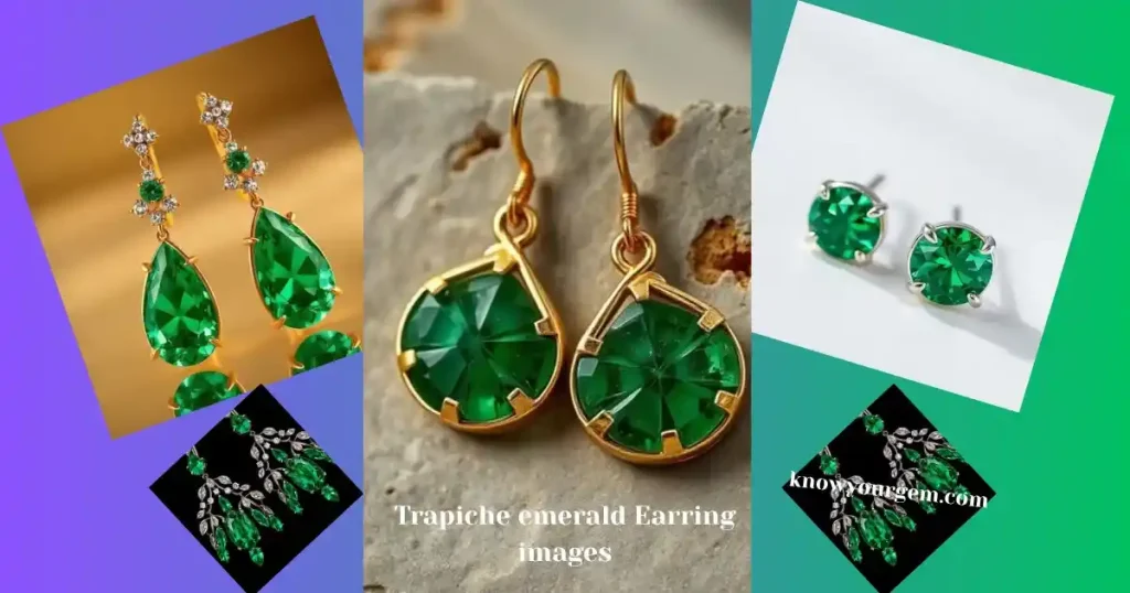 Trapiche emerald images, Trapiche emerald, Trapiche emerald earrings