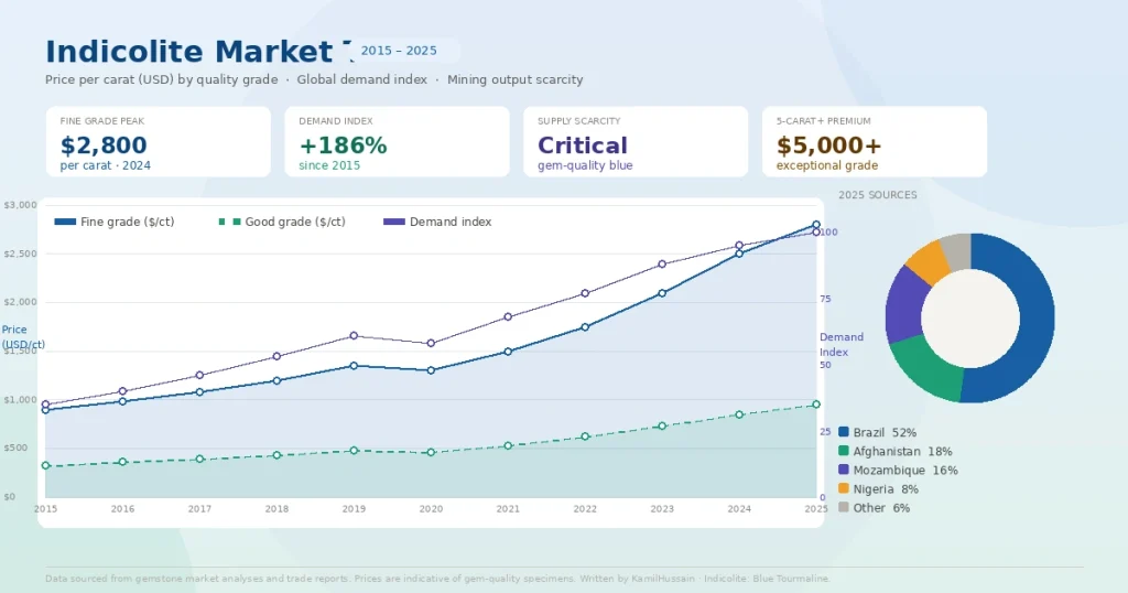 Indicolite market