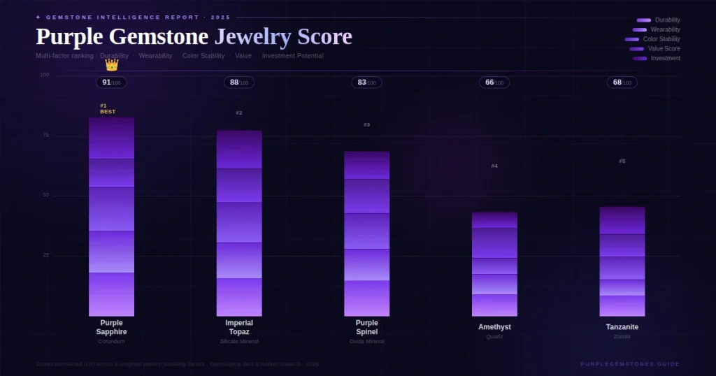 Purple gemstones graph,