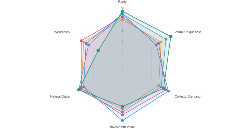 most trending graph about gemstone, trapiche emerald graph