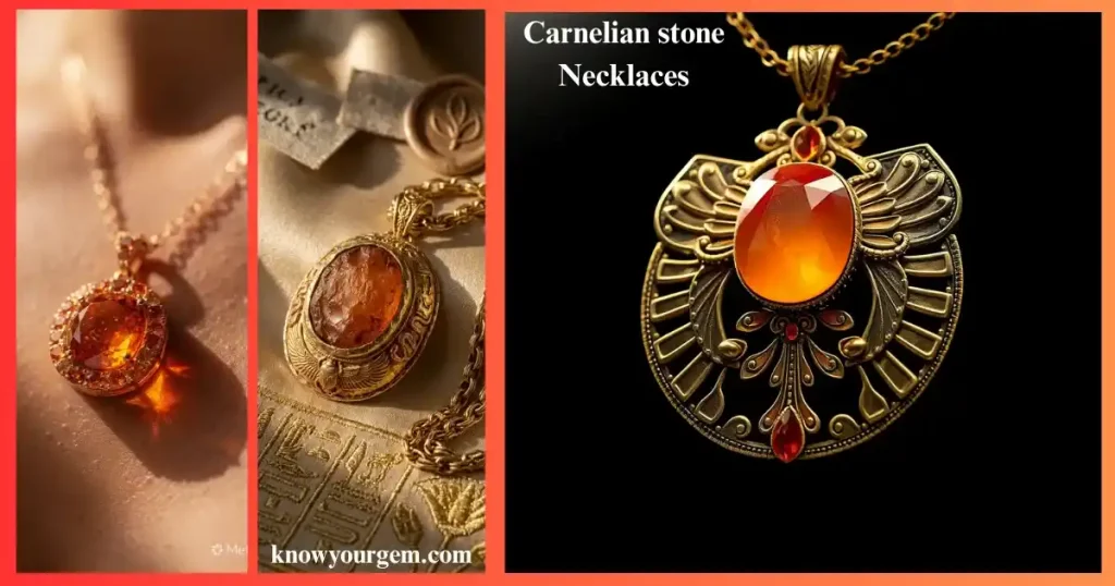 carnelian stone necklaces, carnelian necklaces, statement necklaces, carnelian