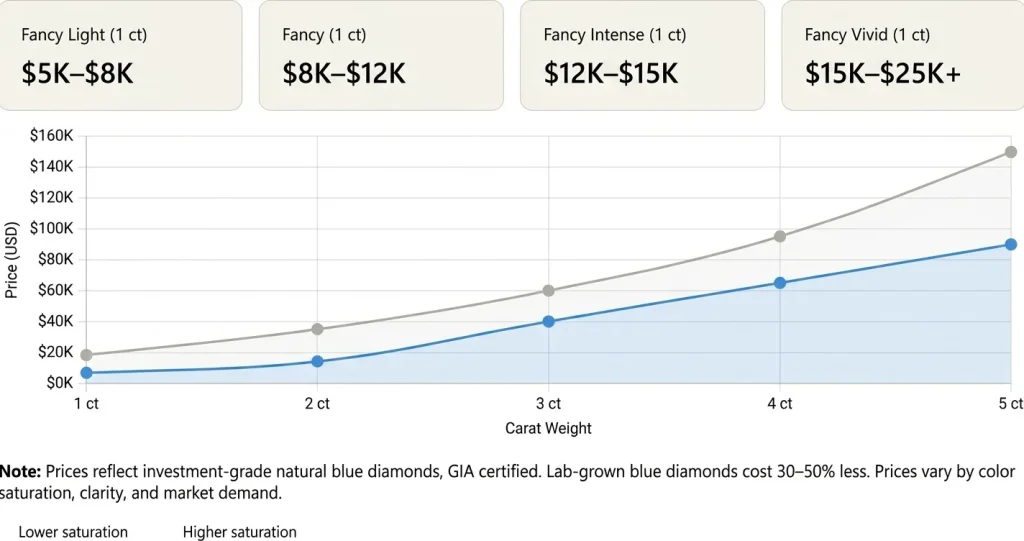 Diamond price graph