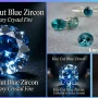 Blue zircon, blue zircon crystal, zirconium