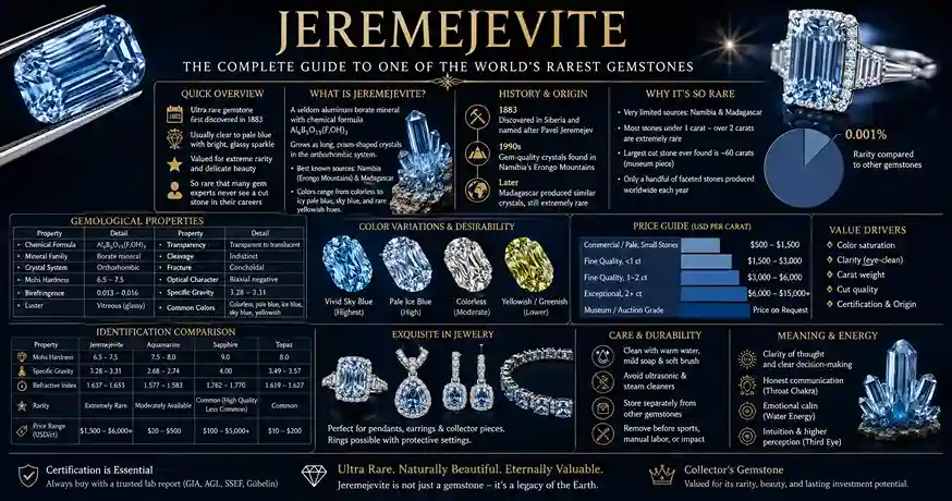 jeremejevite stats