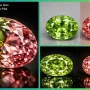 Zultanite gemstone is looking color changing mineral like green to pink