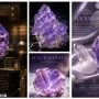 Different shapes hackmanite on this frame showcase their natural impurities, color inconsistency and ethics genuinely