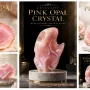 Pink opal, 5 different shapes are designed on this single frame looking charm and more attractive