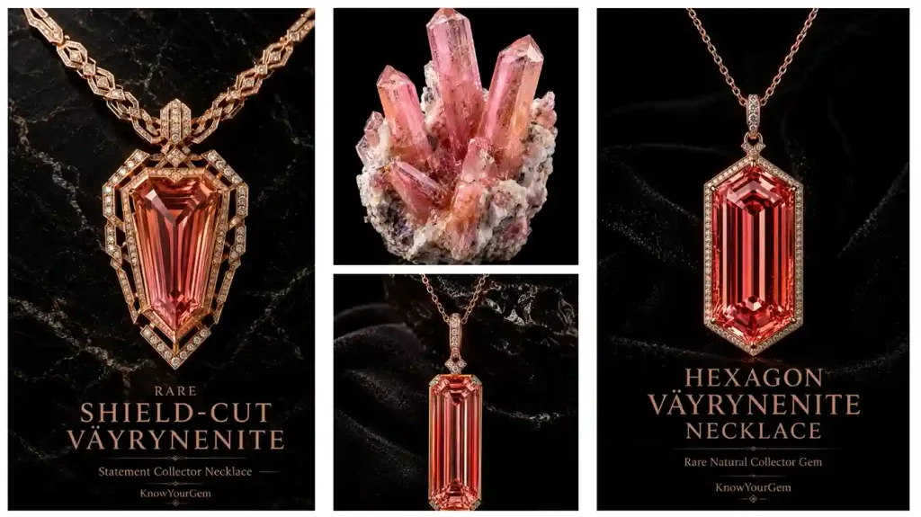 Vayrynenite necklaces 