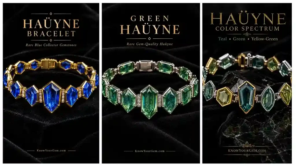 Hauyne bracelets