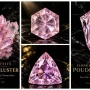 Poudretteite stones in different shapes
