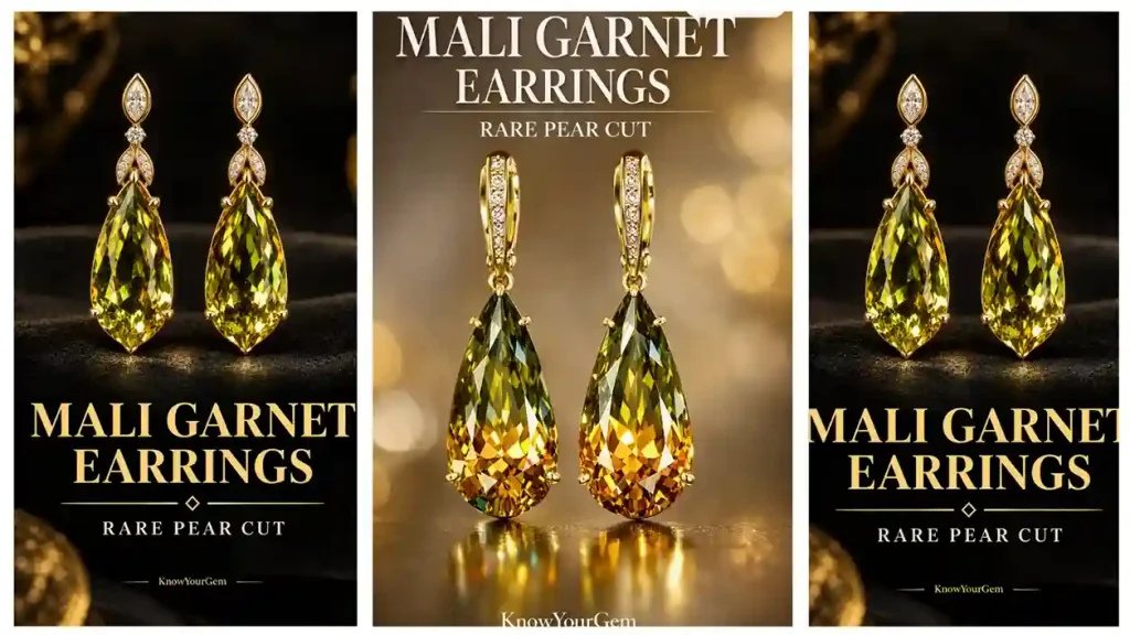 Mali garnet earrings, garnet earrings, earrings, drop earrings, hoop earrings
