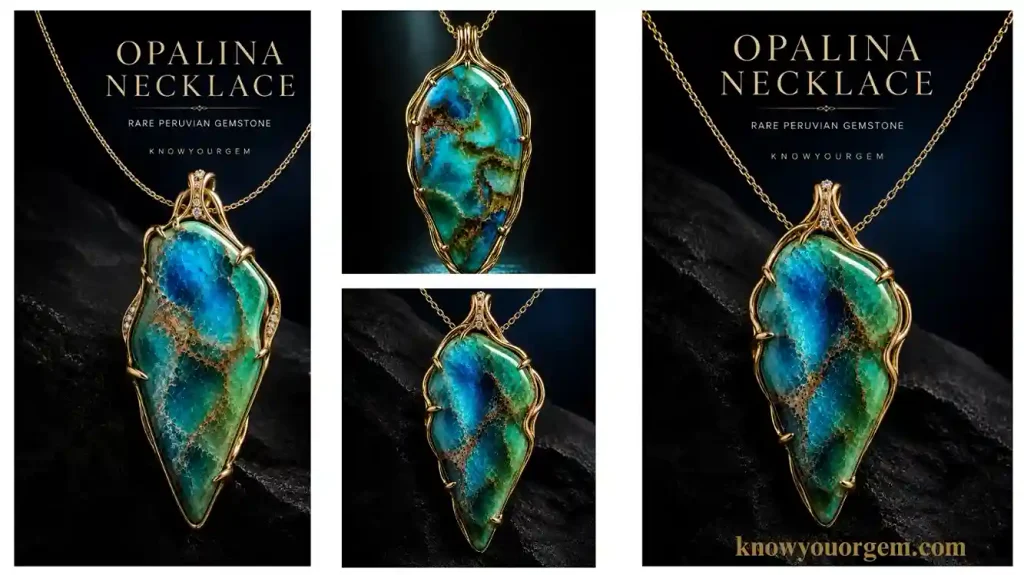 opalina necklace, opal necklaces, opal statement necklace opal jewelry