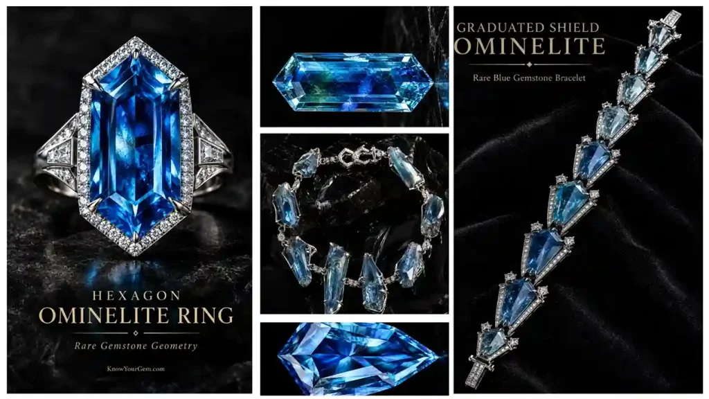 Ominelite ring, and bracelet