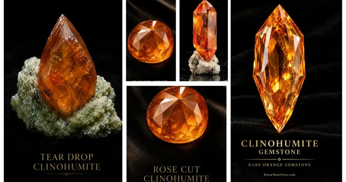 Clinohumite gemstones different types